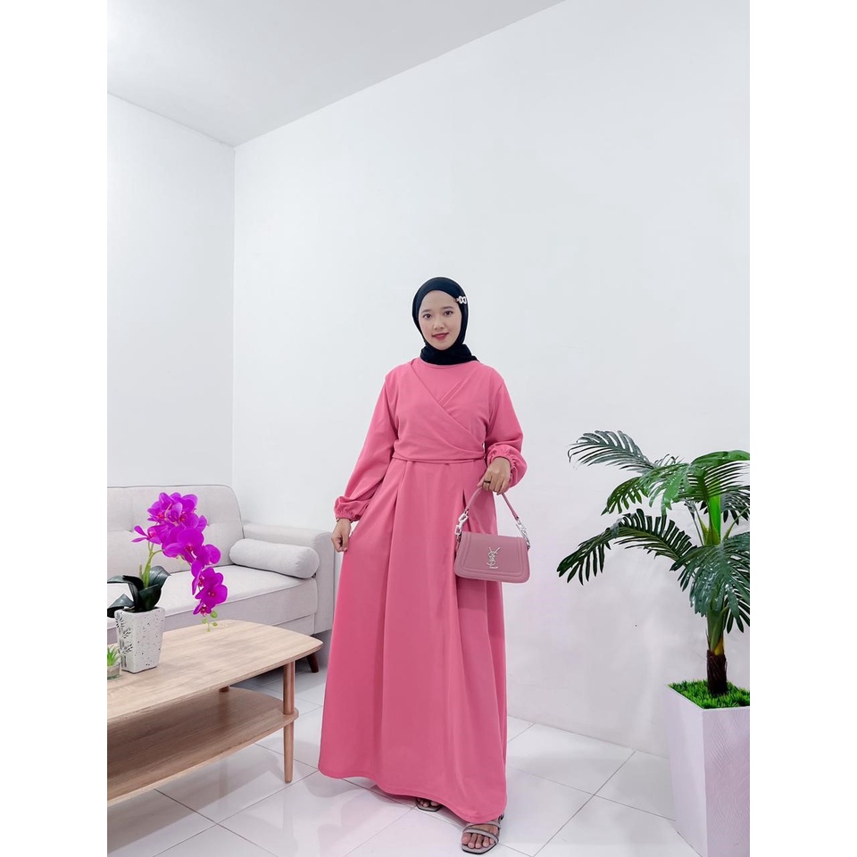 gamis hana / gamis renda / 9011