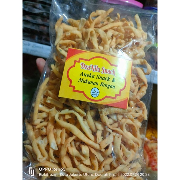 

PANGSIT BAWANG ASIN GURIH TIPIS 500GR / SISTIK BAWANG / KRIPIK BAWANG /KERIPIK BAWANG/ KERIPIK PANGSIT