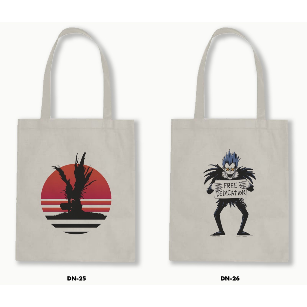 TOTE BAG BLACU - DEATH NOTE / ANIME / MANGA 02