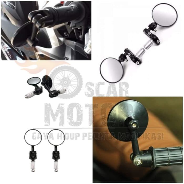 SPION JALU BULAT LIPAT BAR END MINI TEKUK NMAX PCX ADV AEROX VARIO 07E  0 Ulasan motor motor