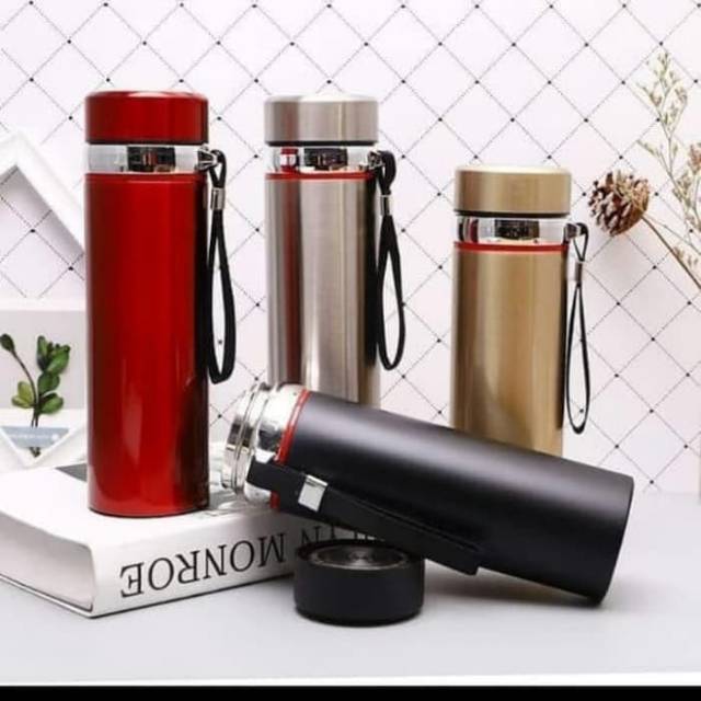 

Thermos StainlessTahan Panas - Dingin sampai 12-15Jam Kapasitas 500ml| Termos Tahan Suhu