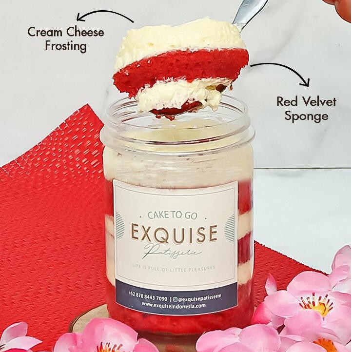 

Exquise Patisserie - Cake to Go - Chloe Red Velvet