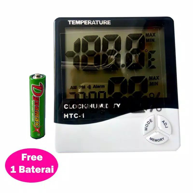 Hygrometer Thermometer HTC-1 Suhu Lembab