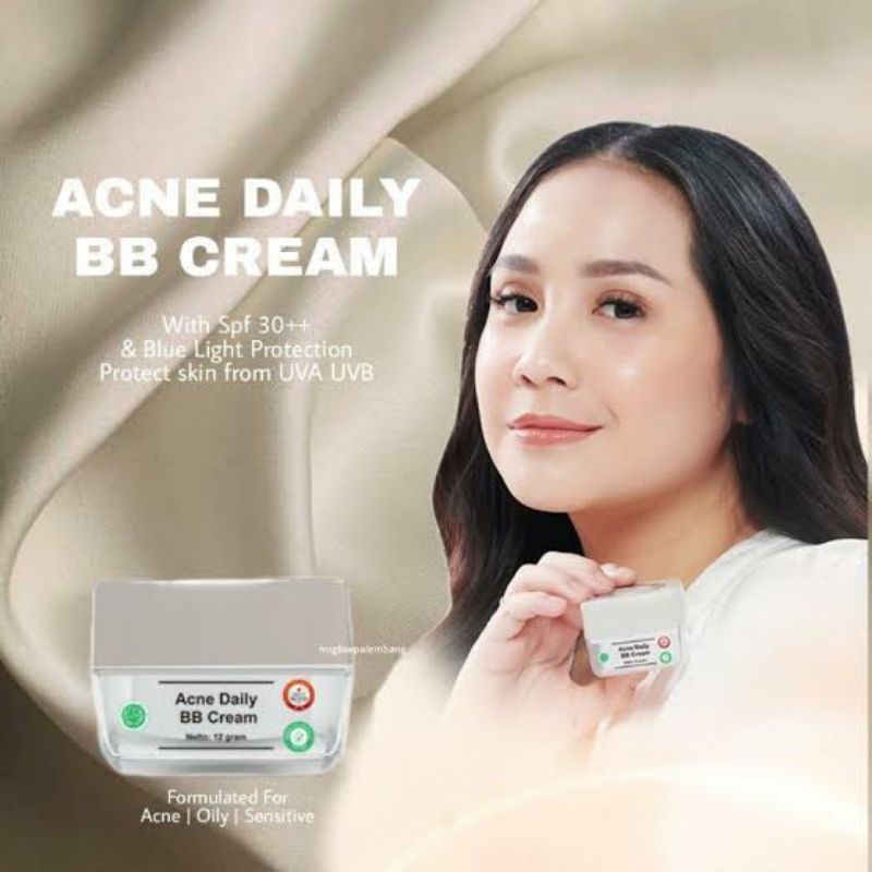 MS Glow Whitening Acne Daily BB Cream / BB Cream Acne MS Glow