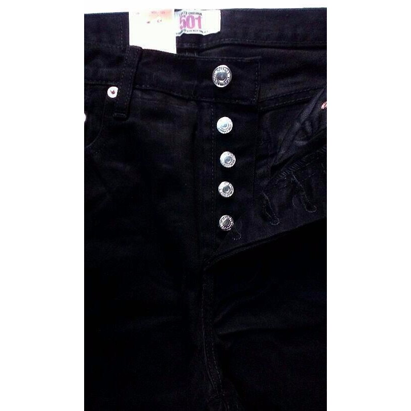 PROMO Celana Jeans Levi s 501 Original Hitam Pekat PALING MURAH