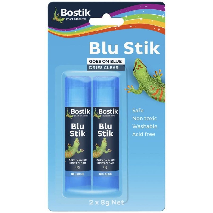 

Bostik Lem Blu Stik 8 gr( isi 2 pcs) / Lem Roll / Lem Stik / Lem Serbaguna