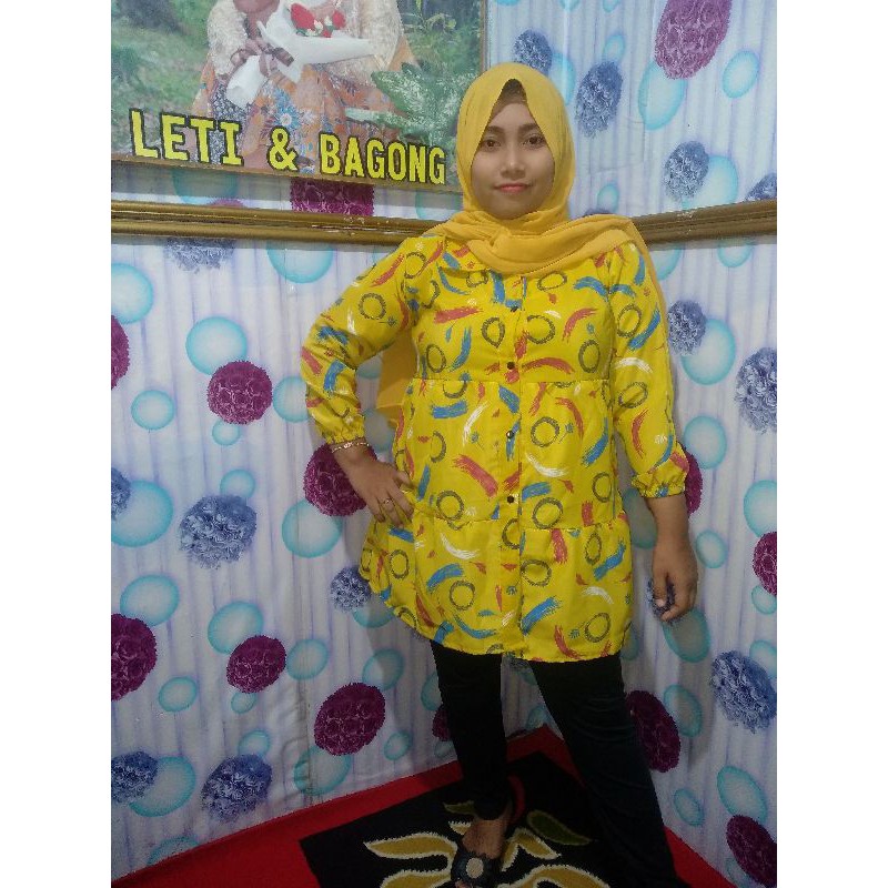 COD PROMO TUNIK WANITA TERBARU 2021 KEKINIAN REMAJA TUNIK REMAJA  TUNIK MOSCREP PREMIUM FASHION