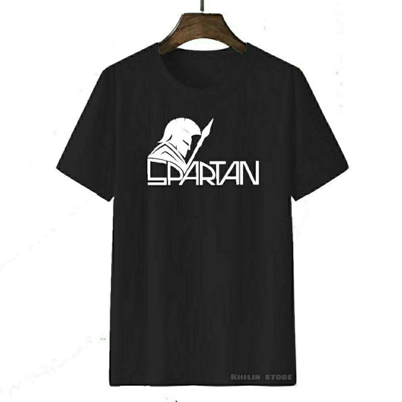 Kaos Spartan pria wanita dewasa premium baju kaos pria wanita distro kaos lengan pendek Spartan cotton combed original