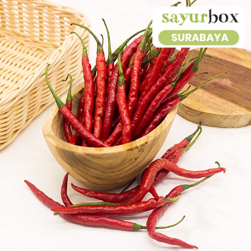

Cabai Merah Keriting Conventional 1 kg (Sayurbox) - SURABAYA