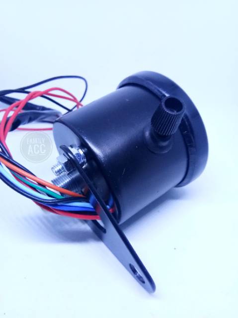 SPEEDOMETER KILOMETER CUSTOM HITAM VARIASI INDIKATOR LED MOTOR UNIVERSAL