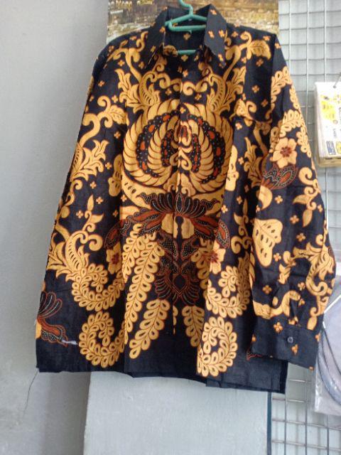 Wou Batik Couple Selendang Mutiara Sania Ruffle - Adila Couple Brokat Modern Batik Modern - Bs066