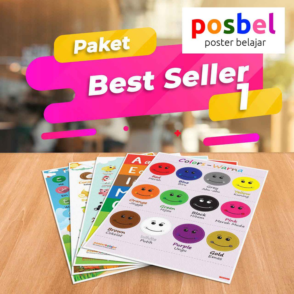 POSBEL Paket 1 BEST SELLER Mainan  Edukasi  untuk Anak Level 