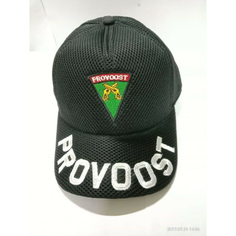Topi PROVOST TNI, topi jaring logo provost