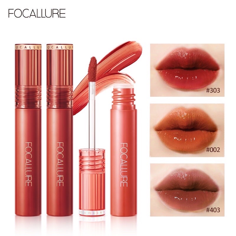 Focallure FA208 Jelly Clear Dewy Lip Tint Lip Gloss Lipstick FA 208 LipTint Lipgloss Kosmetik Bibir Wanita
