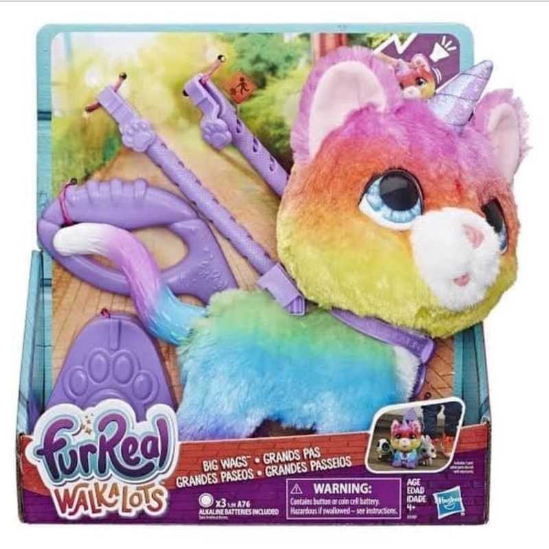 Furreal Walkalot Big Wags - UNICORN CAT Preloved