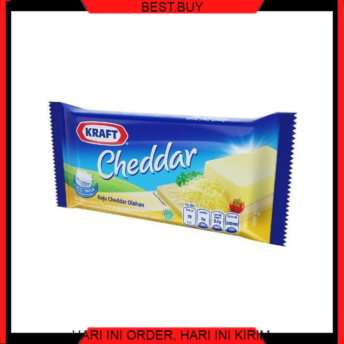 

Keju KRAFT CHEDDAR MIDI 70GR