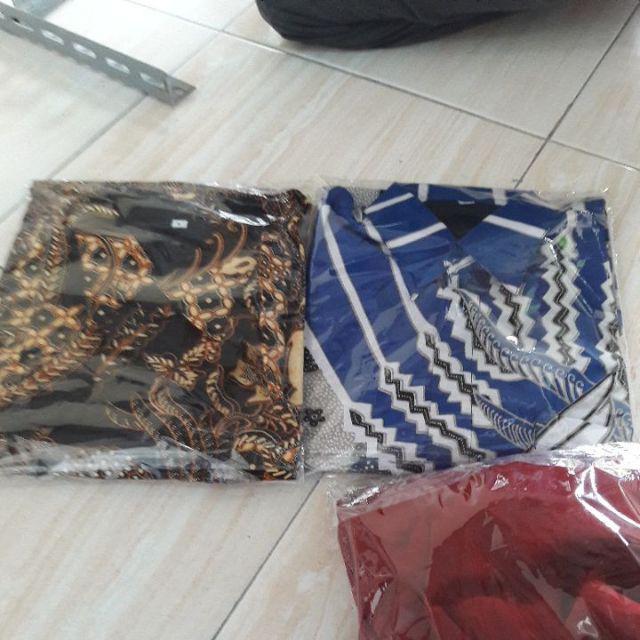 ( 1kg=4pcs) Modang Ori Nareswari Kemeja Batik Lengan Panjang Batik Solo Seragam Batik Kerja