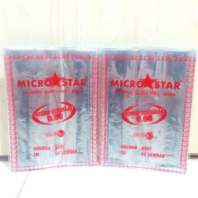 

Sampul Buku MIKA TEBAL Transparan Kwarto dan Boxy isi 60 Lembar