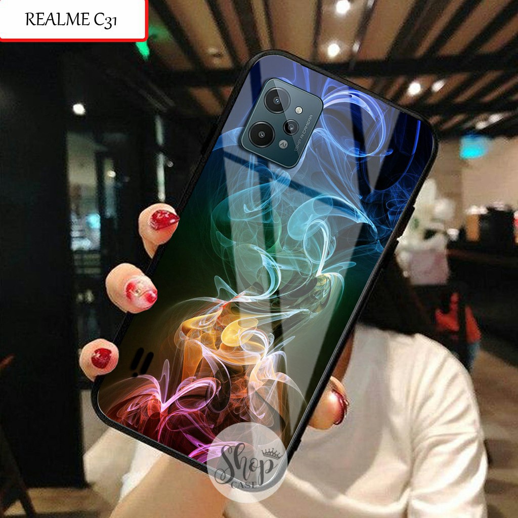 Softcase Glass Realme C31 - Case Realme C31 - case Realme C31 - kesing Realme C31 - softcase Realme 