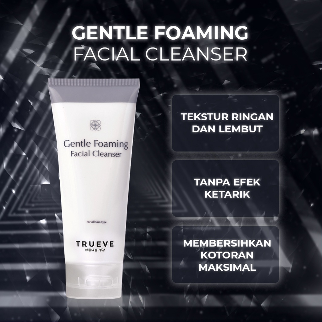 TRUEVE Gentle Foaming Facial Cleanser 100gram 15gr / Sabun Pencerah Wajah Menghidrasi Kulit Sensitif / Sabun Pembersih Muka BPOM APPROVED✅✅