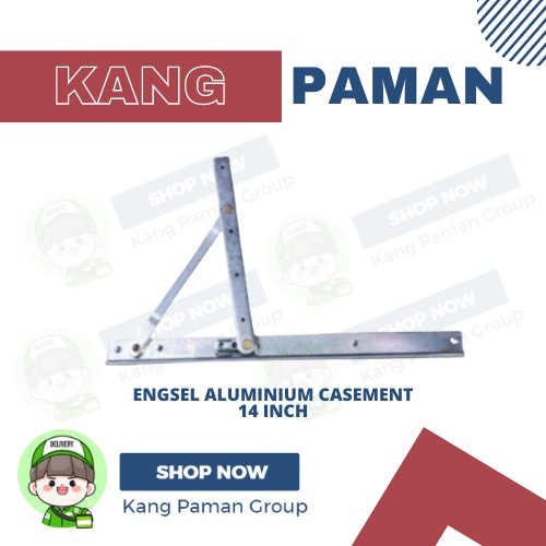 Engsel aluminium casement jendela 14 Inch Jungkit Casmen Daun