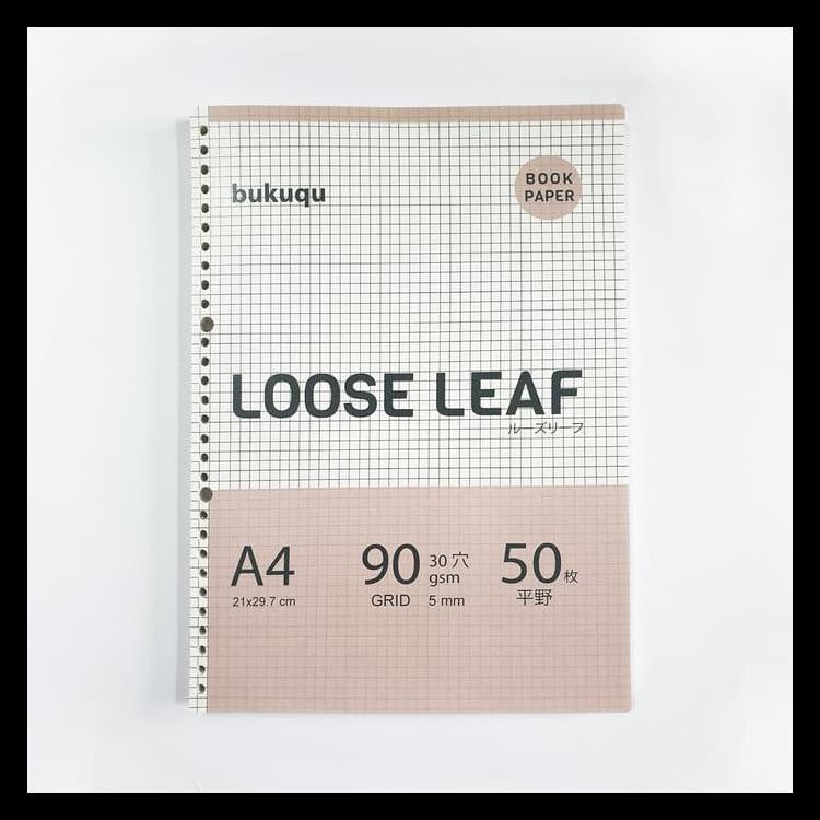 SPECIAL A4 Bookpaper Loose leaf - GRID by Bukuqu