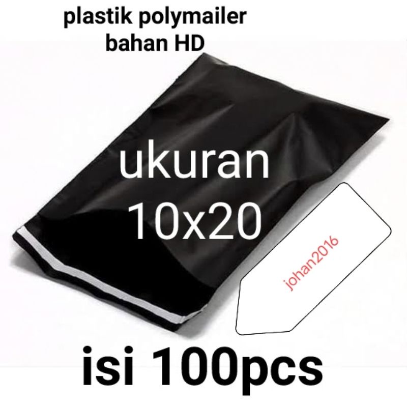 Jual Plastik Polymailer Bahan Hd Ukuran 10x20 Isi100pcs Shopee Indonesia 0054