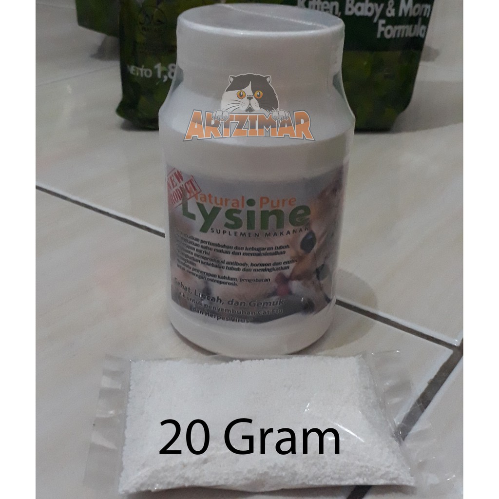 im organic lysine imo kemasan repack 20 gr 20gr