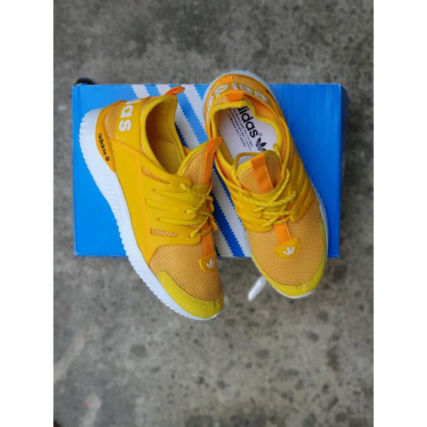 SEPATU KUNING ADIDAS ALPHABOUNCE TUBULAR YELLOW GRADE ORI QUALITY