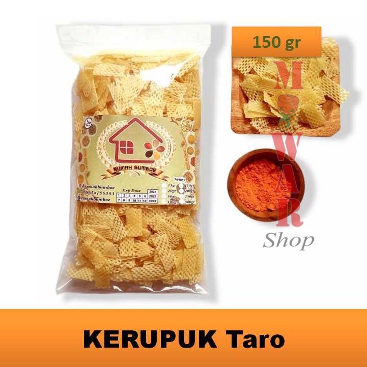 

(250 gr) KERUPUK TARO Putih Mentah Rasa Snack Jaman Dulu Kerupuk Mentah Taro