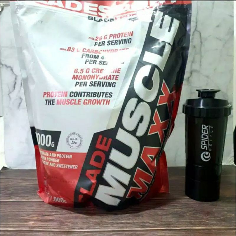 Bladesport Musclemaxx 7000gram 15 lbs Weight Gainer Mass BPOM