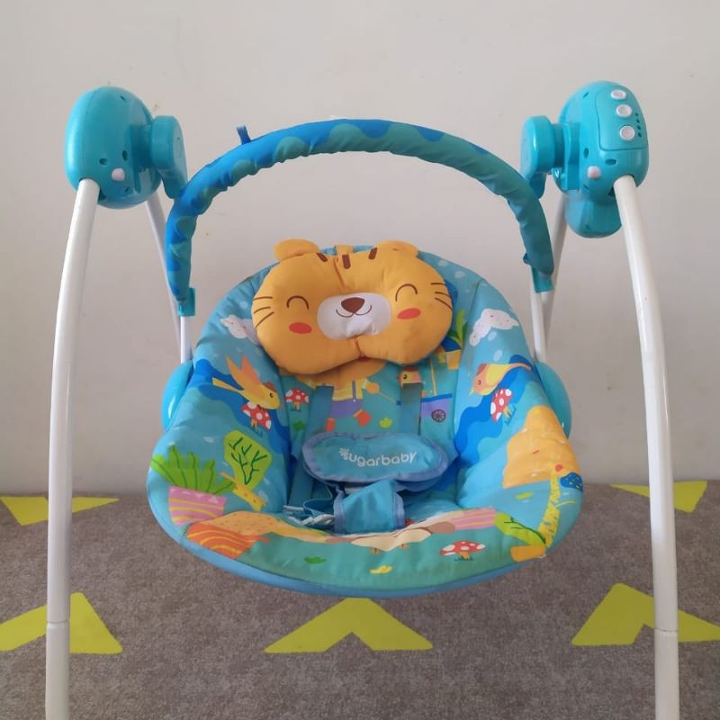 PRELOVED Sugar Baby Swing Bouncer Biru