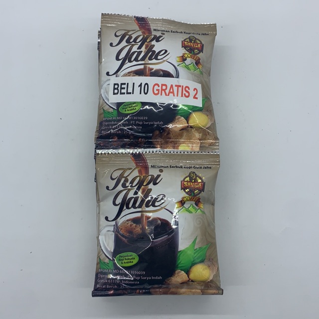 

Kopi Singa Kopi Jahe 10x25gr 8992904832455