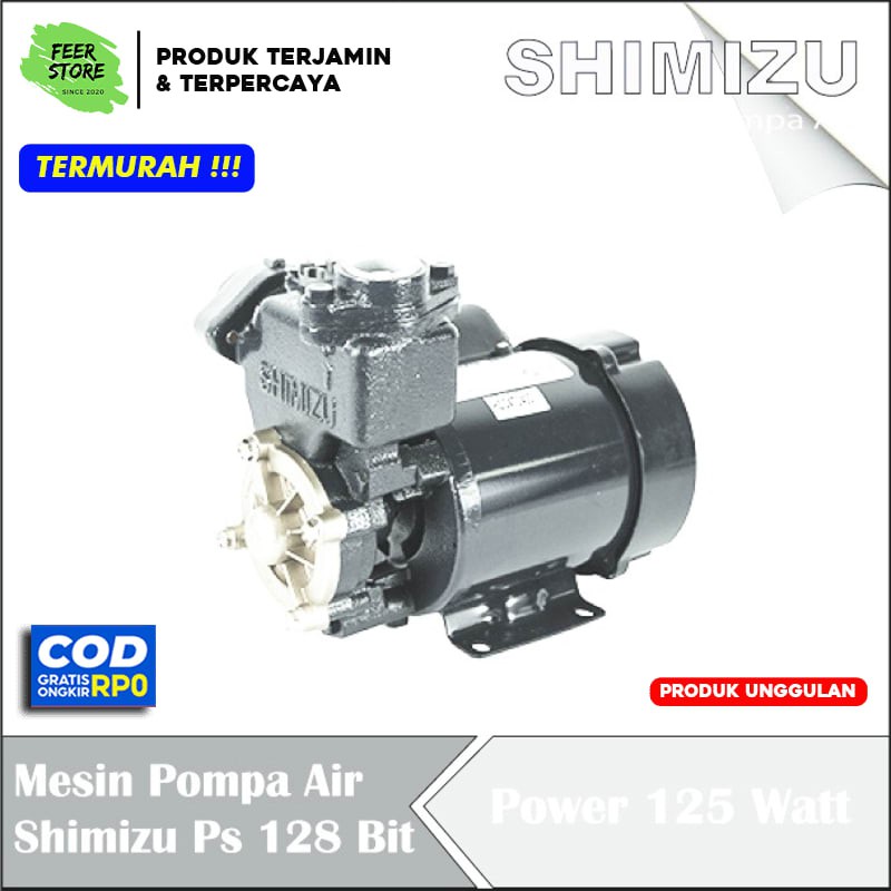 Pompa Air Shimizu Ps 128 Bit Shopee Indonesia