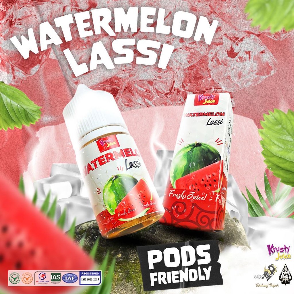 Krusty Juice Lassi Series Pods Friendly 30ML by Java Juice x Dalang Vapor