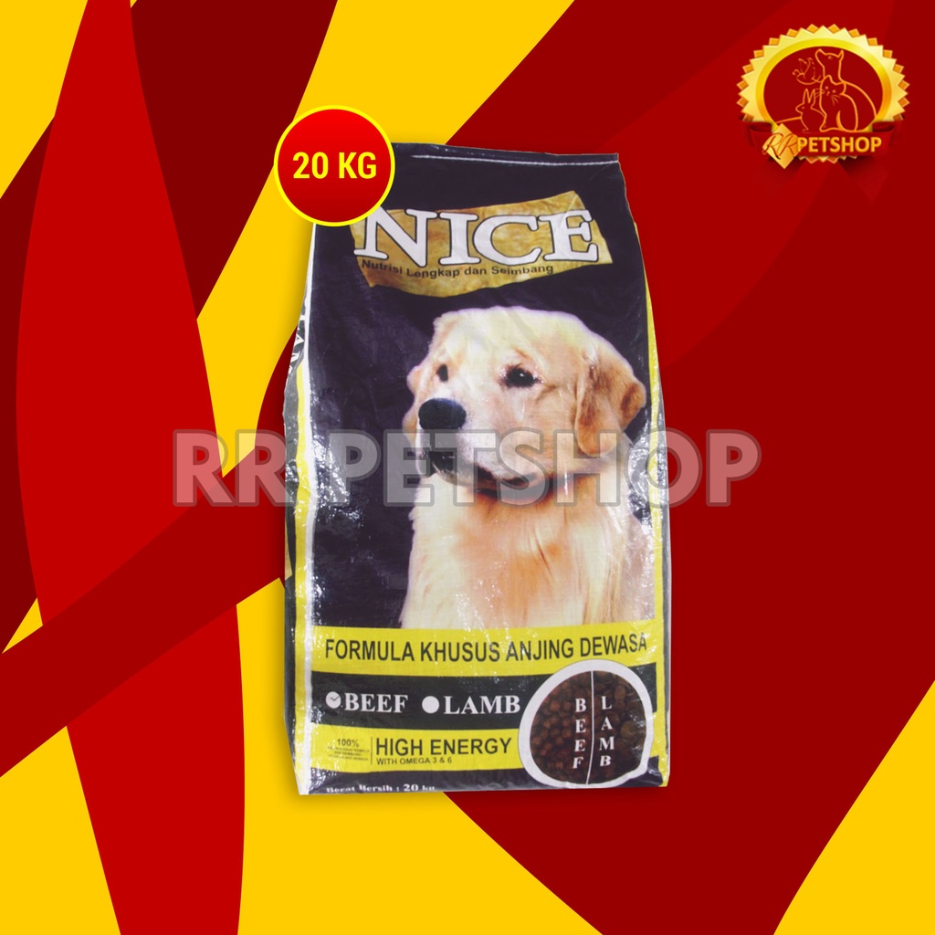 Makanan Anjing Nice Dog Lamb 20kg NiceDog 20 kg / Dog Food