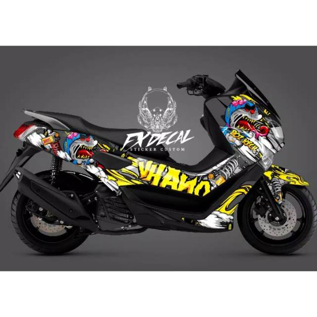 Stiker nmax new Doraemon jombie / decal yamah nmax 2020