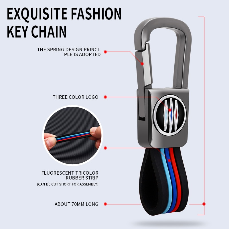 Car Key Case Cover Keychain For Bmw E81 E87 E46 E90 F30 G20 E39 E60 F10 E83 X4 I3 M3 M4 1 3 5 Series Remote Key Holder Metal