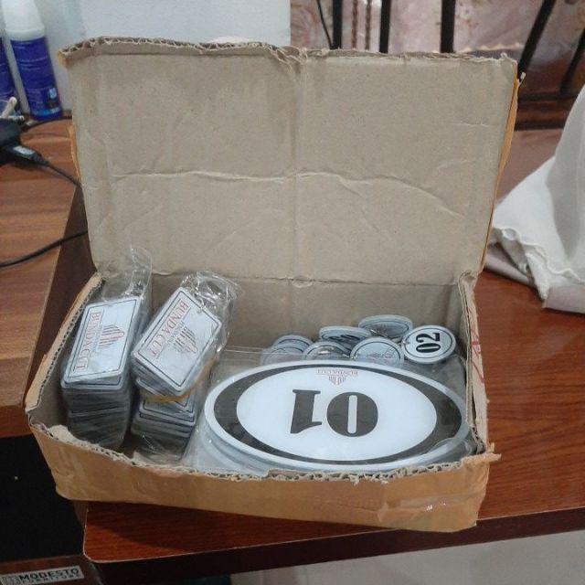 Gantungan Kunci Nomor Kamar Kos Hotel Penginapan Villa Acrilik