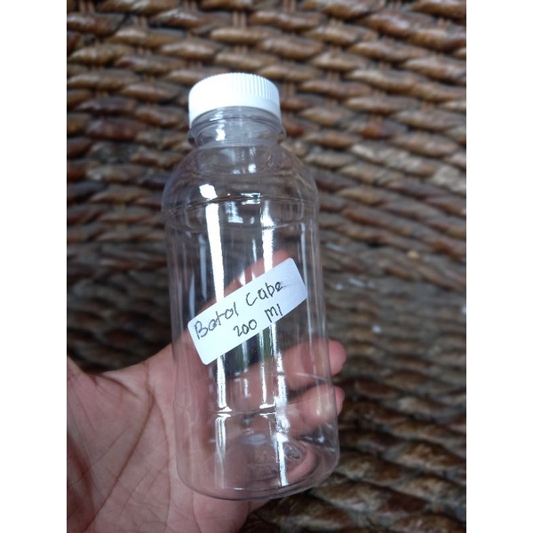 BOTOL CABE 200 ML 100 PCS