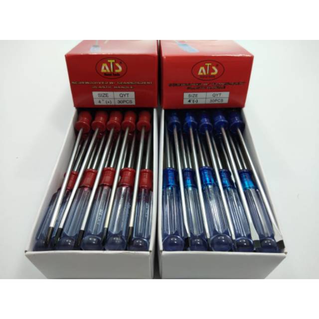 SCREWDRIVER/OBENG RADIO 4&quot; TERSEDIA 2 TYPE PLUS DAN MIN/OBENG TUKANG/OBENG PLUS MINUS/OBENG RADIO TRANSPARAN