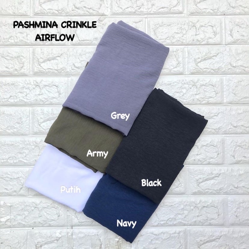 PASHMINA CRINKLE AIRFLOW / PASMINA KUSUT MURAH