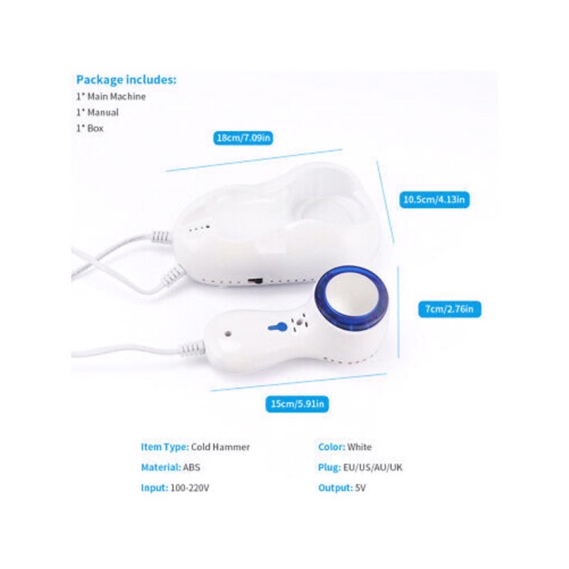 Alat facial portable cold photon  Alat kecantikan Strika Wajah HF-066B