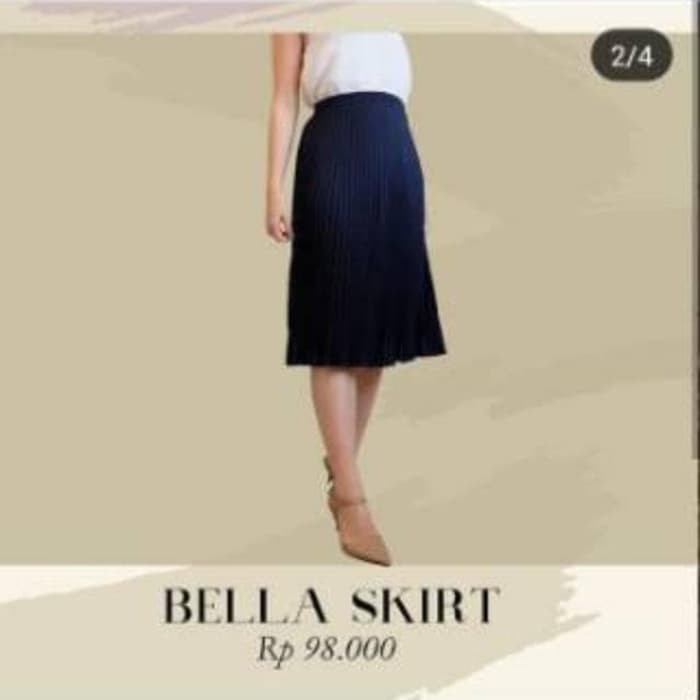 Rok Midi / Midi Skirt -- Bella skirt lipet rok wanita