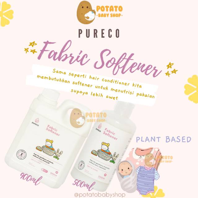 Pureco Fabric Softener 900ml (pelembut pakaian)