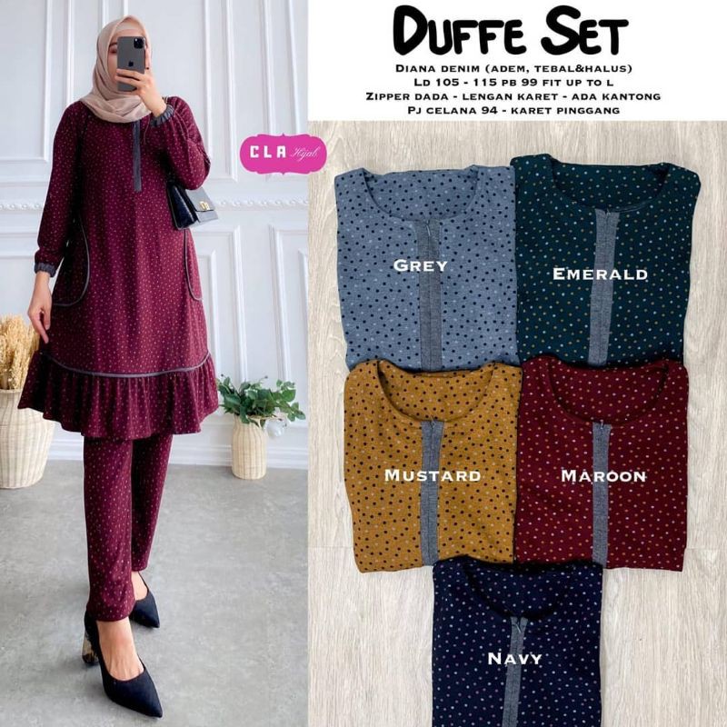 Duffe Set By Cla Hijab