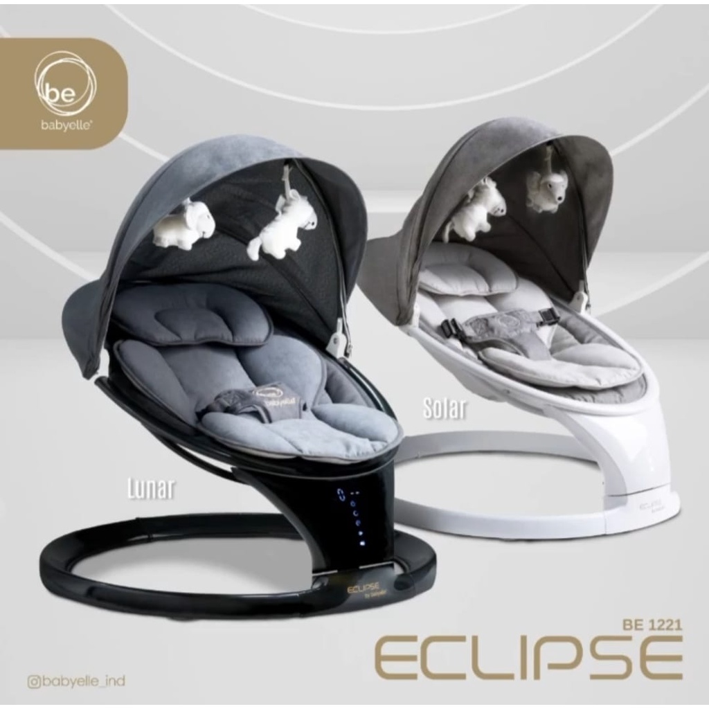 Ayunan Bayi Automatic BabyElle Eclipse BE 1221 Baby Elle Eclips Swing Chair Kursi Bouncer Otomatis With App