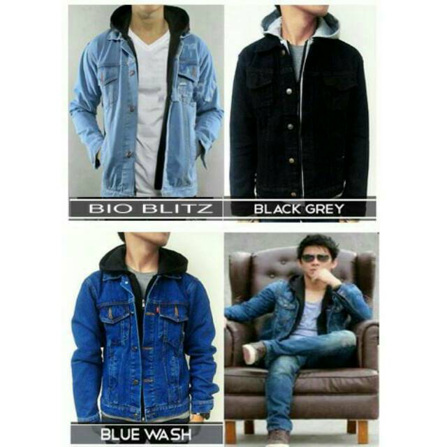 JAKET JEANS HOODIE / ARIEL NOAH