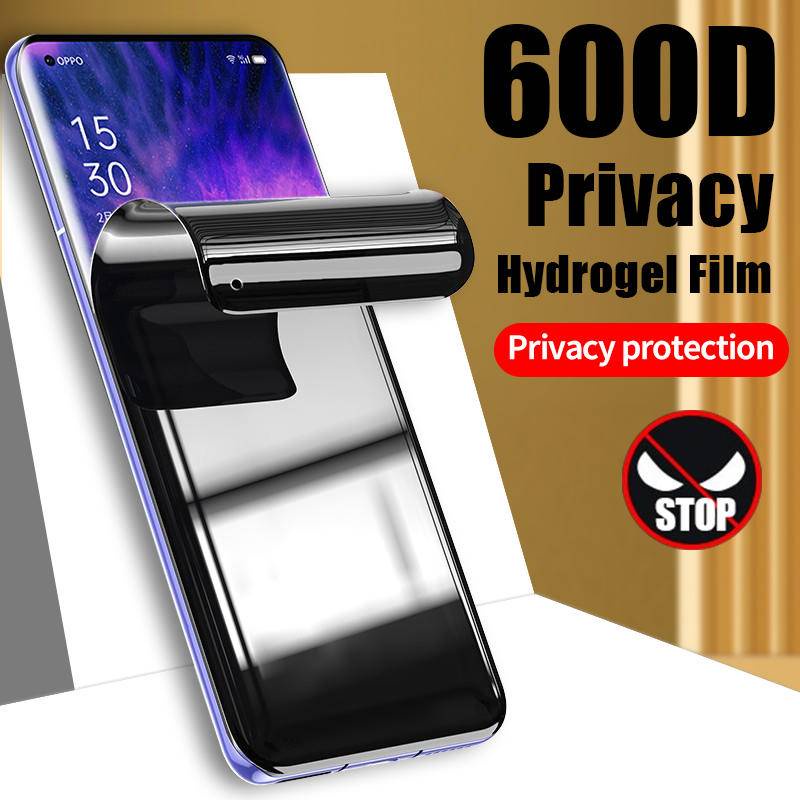 Pelindung Layar Hydrogel Anti Spy Untuk Xiaomi Redmi K20 K40 K50 Pro Plus K30 K30i K40S Redmi 10X Pro 10A Mi Mix4 Civi 1S