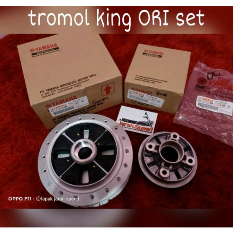 TROMOL BELAKANG RX KING ORI SET NAPGIR DAN KARET